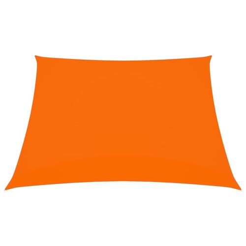 Solsejl 3,6x3,6 m oxfordstof firkantet orange