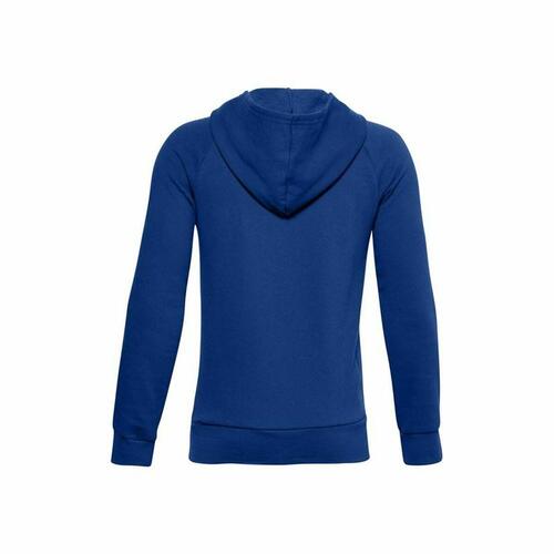 Hættetrøje til Børn Under Armour Rival Fleece Blå 7 år