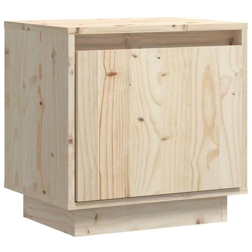 Sengebord 40x30x40 cm massivt fyrretræ