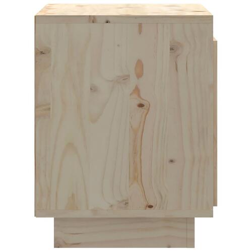Sengebord 40x30x40 cm massivt fyrretræ