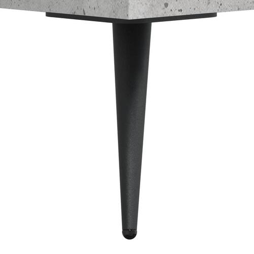 Sofabord 102x50x40 cm konstrueret træ betongrå