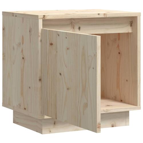 Sengeborde 2 stk. 40x30x40 cm massivt fyrretræ
