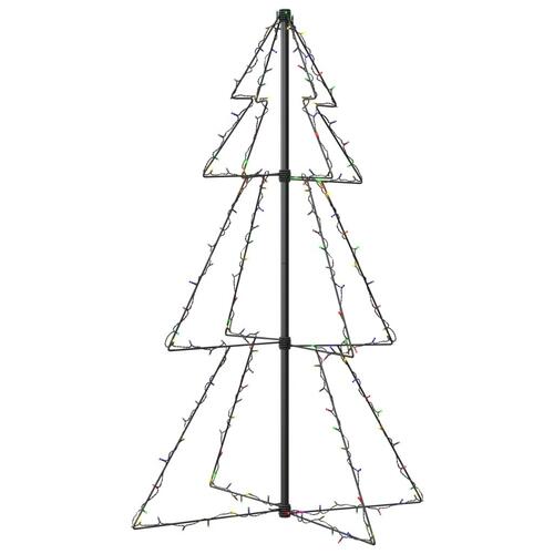 Lysende juletræ 78x120 cm 160 LED'er indendørs/udendørs