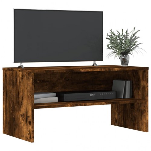 Tv-bord i konstrueret træ 80×40×40 cm - røget egetræsfarve