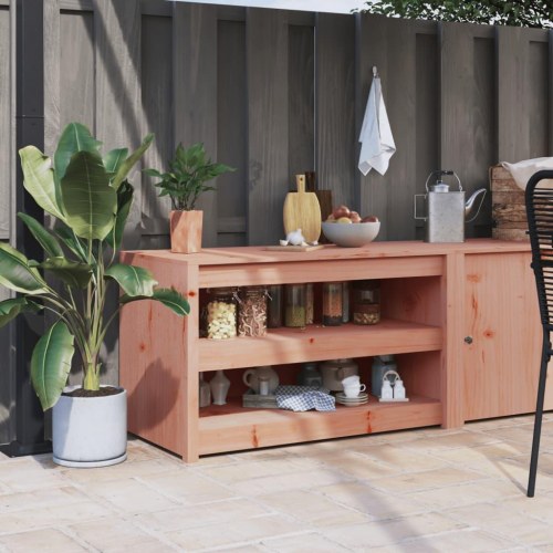 Udendørs køkkenskab MEPPEL 106×55×64 cm - massivt douglasgran