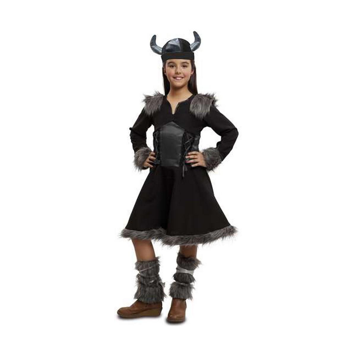 Kostume til børn Viking kvinde 5-6 år
