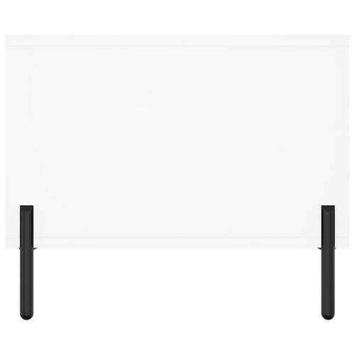 Sofabord 102x50x40 cm konstrueret træ hvid