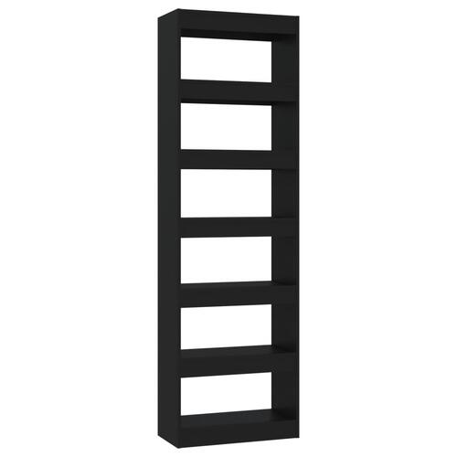 Bogreol/rumdeler 60x30x198 cm sort