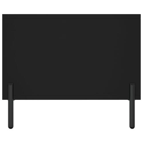 Sofabord 102x50x40 cm konstrueret træ sort