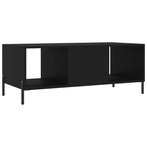Sofabord 102x50x40 cm konstrueret træ sort