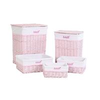 Set med kurve Pink Polyester Børns flet (44 x 34 x 56 cm)