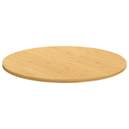 Bordplade Ø60x1,5 cm bambus