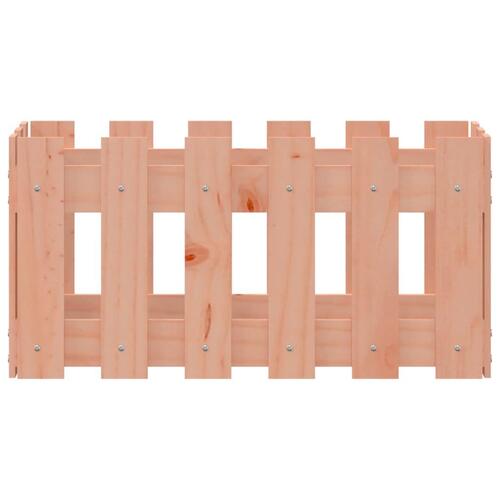 Plantekasse med stakitdesign 60x30x30 cm massivt douglasgran