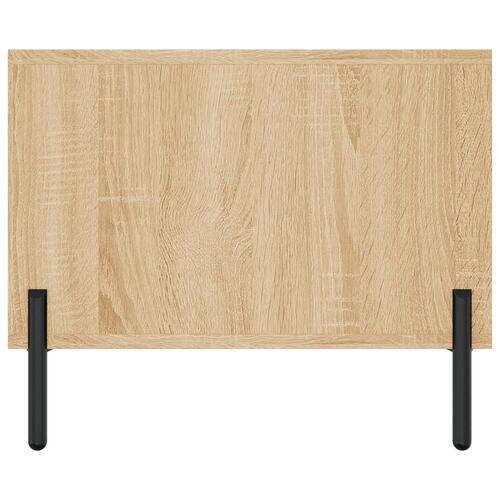 Sofabord 102x50x40 cm konstrueret træ sonoma-eg