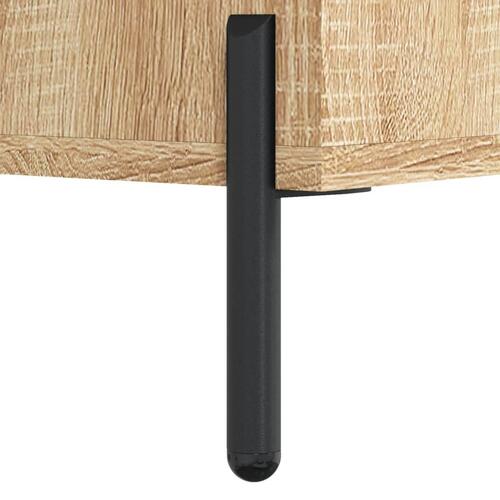 Sofabord 102x50x40 cm konstrueret træ sonoma-eg