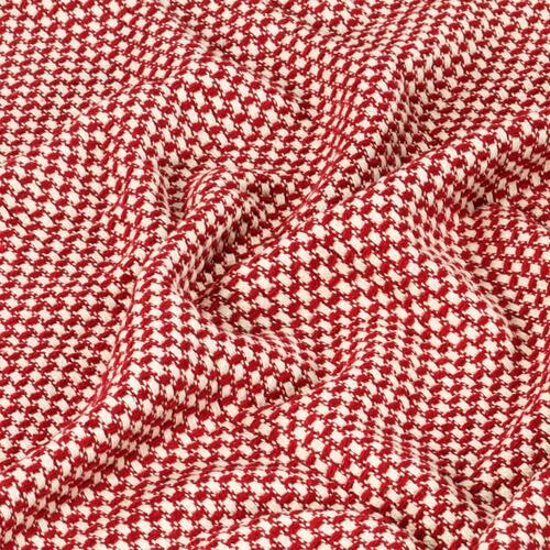 Plaid 160 x 210 cm bomuld rød