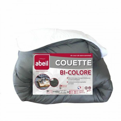Dyne Abeil dobbelt - grå/hvid, 240 × 260 cm, 350 g/m²