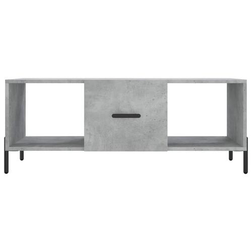 Sofabord 102x50x40 cm konstrueret træ betongrå