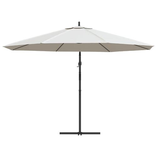 Hængeparasol 3,5 m sandfarvet