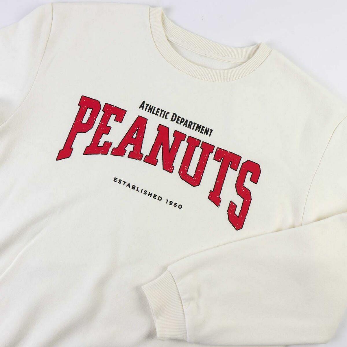 Sweaters uden Hætte til Kvinder Snoopy Beige M