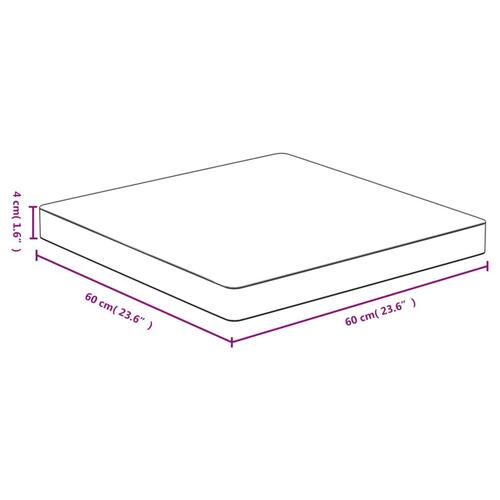 Bordplade 60x60x4 cm bambus