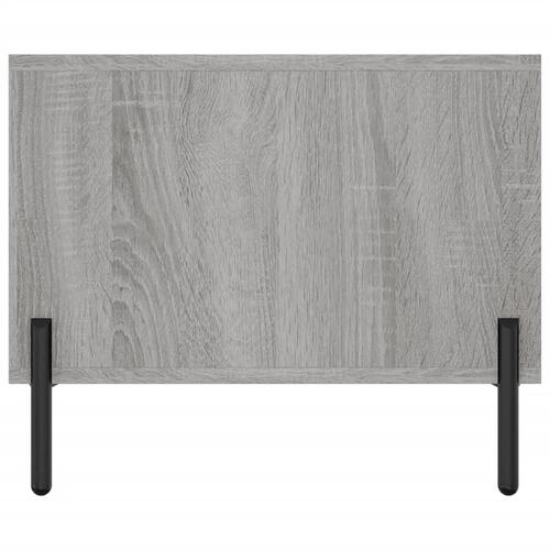 Sofabord 102x50x40 cm konstrueret træ grå sonoma-eg