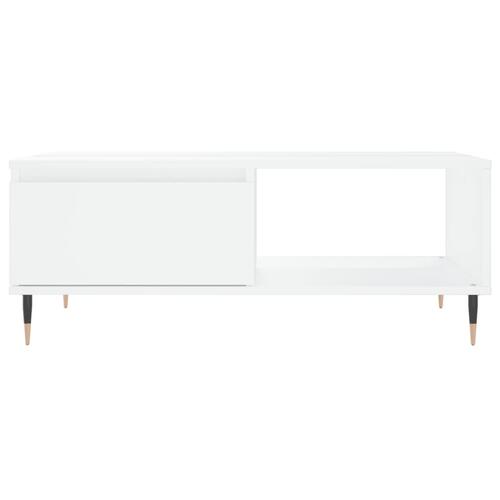Sofabord 90x60x35 cm konstrueret træ hvid