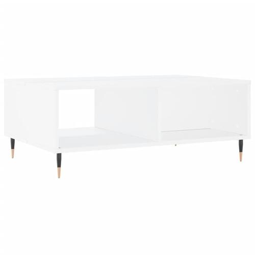 Sofabord 90x60x35 cm konstrueret træ hvid