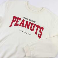 Sweaters uden Hætte til Kvinder Snoopy Beige S