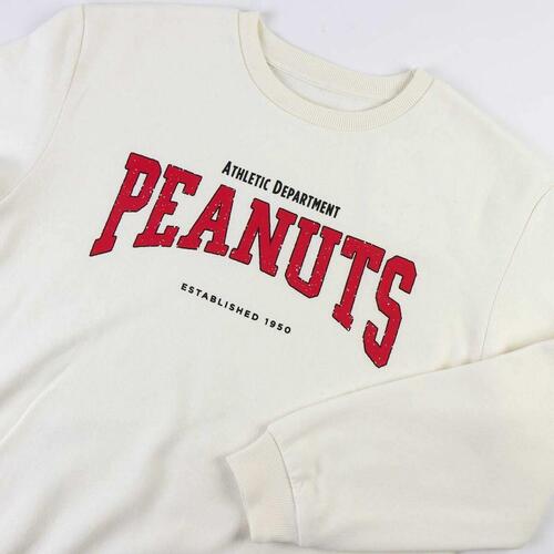 Sweaters uden Hætte til Kvinder Snoopy Beige S
