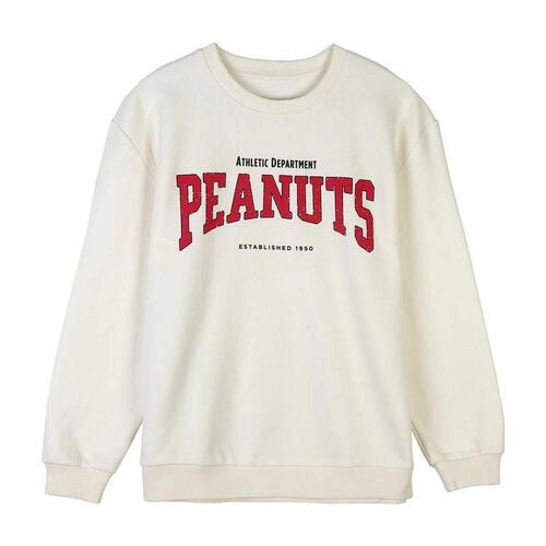 Sweaters uden Hætte til Kvinder Snoopy Beige S
