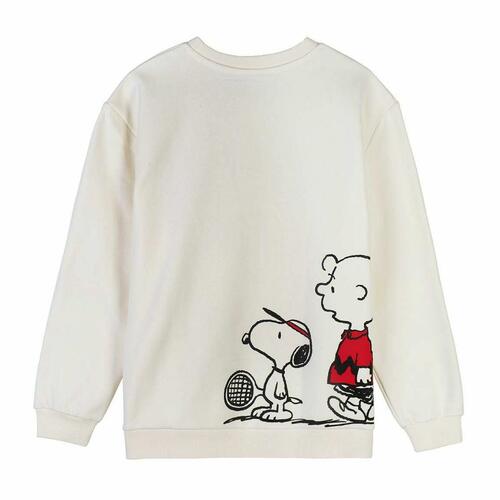 Sweaters uden Hætte til Kvinder Snoopy Beige S