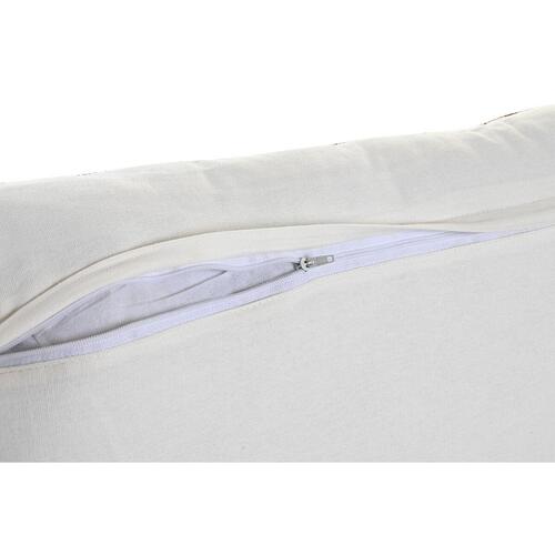 Pude 60 x 10 x 30 cm Beige Blå Araber Frynse