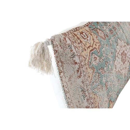 Pude 60 x 10 x 30 cm Beige Blå Araber Frynse