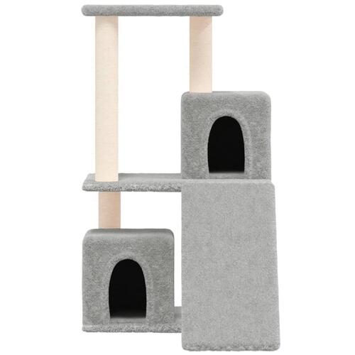 Kradsetræ med sisalstolper 82 cm lysegrå
