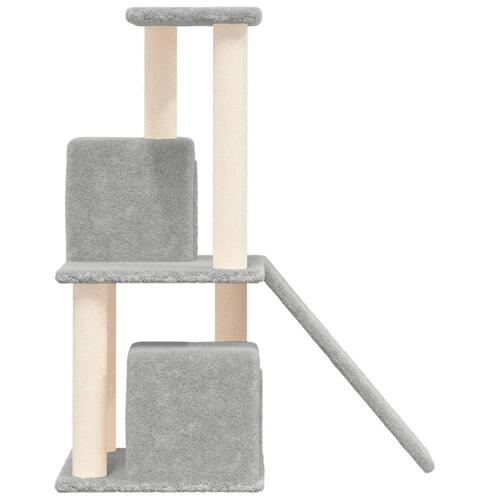 Kradsetræ med sisalstolper 82 cm lysegrå
