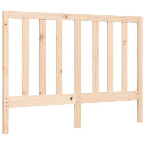 Sengeramme uden madras 140x190 cm massivt fyrretræ