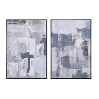Maleri 83 x 4,5 x 122,5 cm 83 x 4,5 x 123 cm Abstrakt Urban (2 enheder)