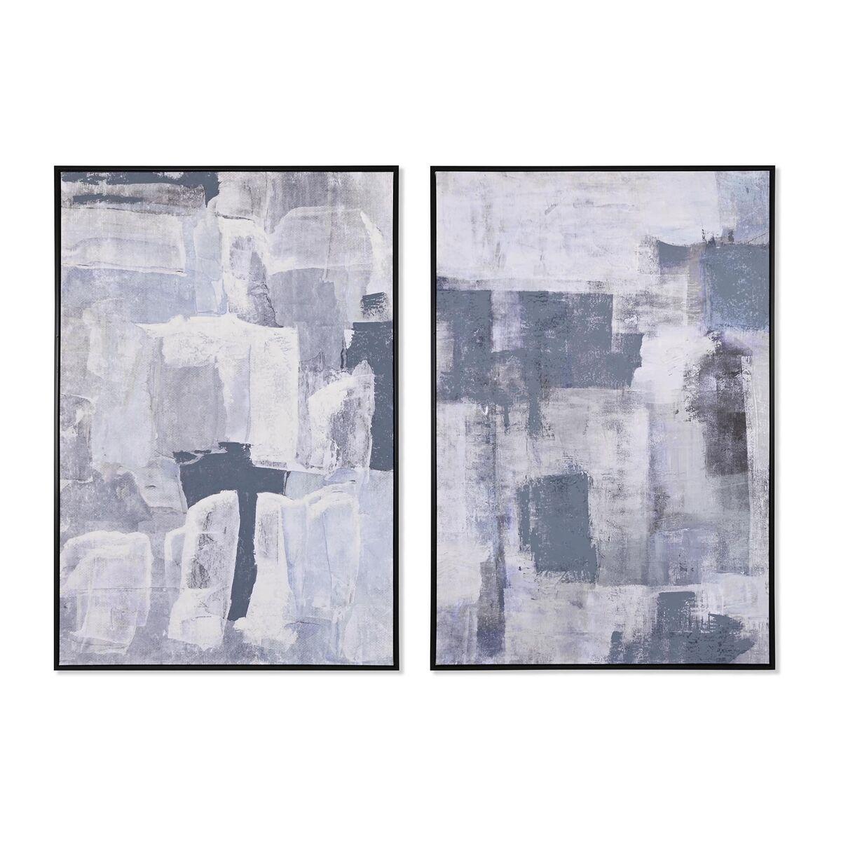 Maleri 83 x 4,5 x 122,5 cm 83 x 4,5 x 123 cm Abstrakt Urban (2 enheder)