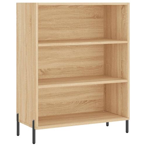 Reol 69,5x32,5x180 cm konstrueret træ sonoma-eg