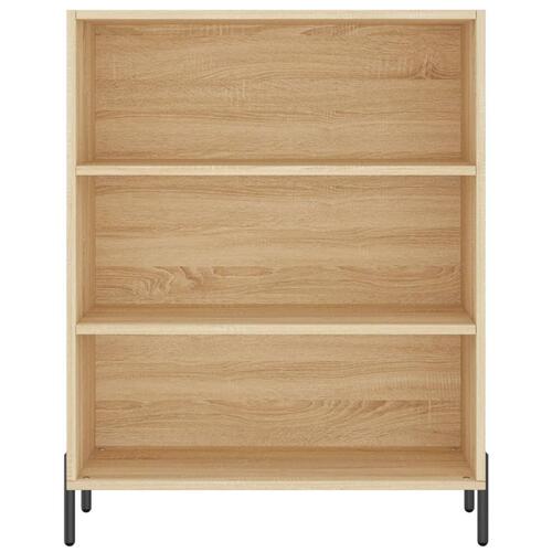 Reol 69,5x32,5x180 cm konstrueret træ sonoma-eg