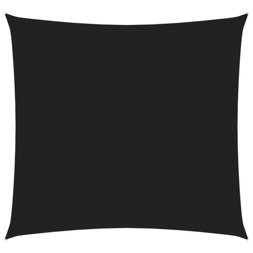 Solsejl 2,5x3 m rektangulær oxfordstof sort