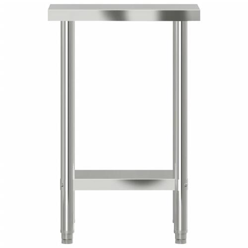 Arbejdsbord til køkken 55x30x85 cm rustfrit stål