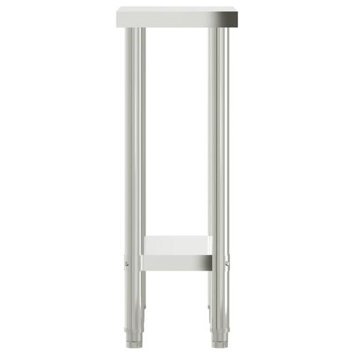 Arbejdsbord til køkken 55x30x85 cm rustfrit stål