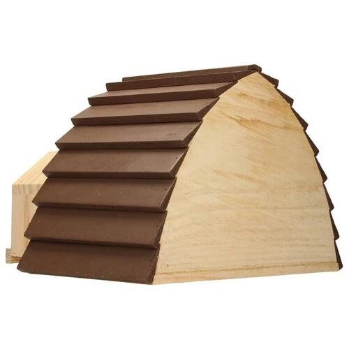 ProGarden pindsvinehus 34,5x20x23,5 cm træ med træbark