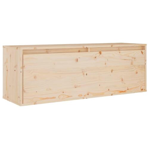 Vægskab 100x30x35 cm massivt fyrretræ