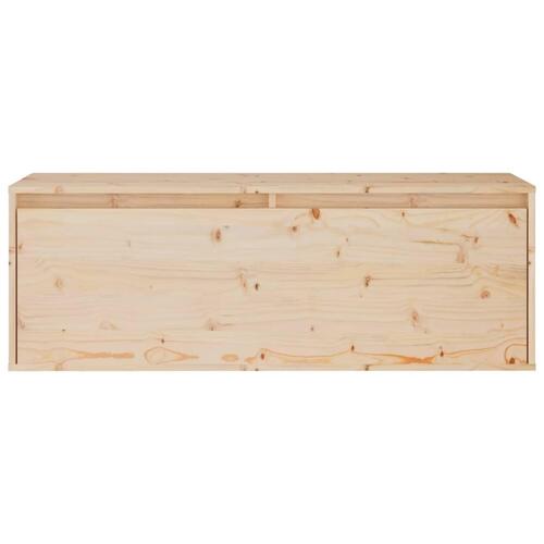 Vægskab 100x30x35 cm massivt fyrretræ