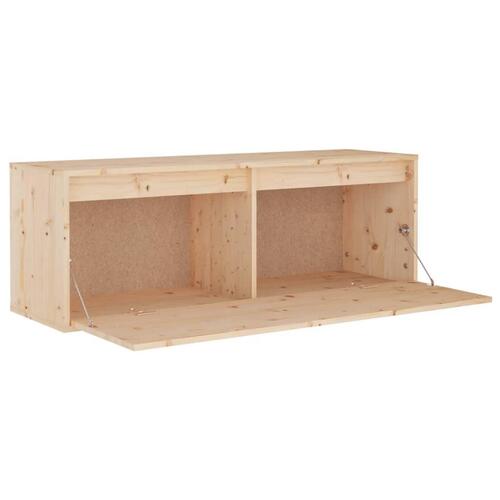 Vægskab 100x30x35 cm massivt fyrretræ