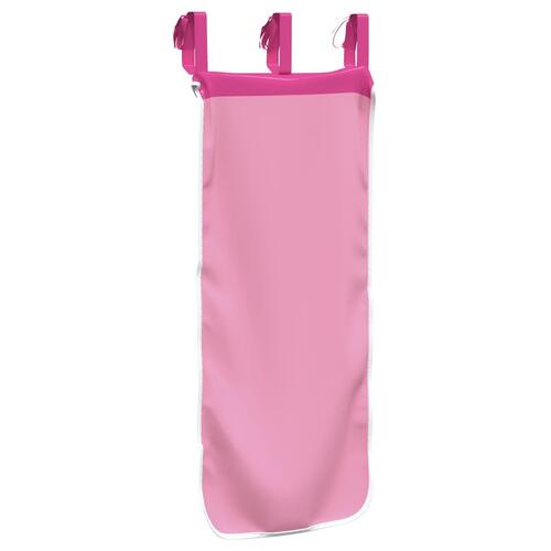 Gardiner til højseng polyester pink
