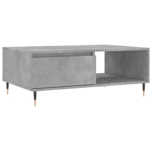 Sofabord 90x60x35 cm konstrueret træ betongrå